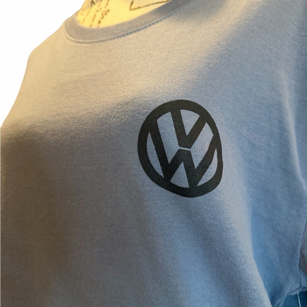 Volkswagen Road Trip Official Licensed Casual Blue Short Sleeve Tee - Picture 6 of 8